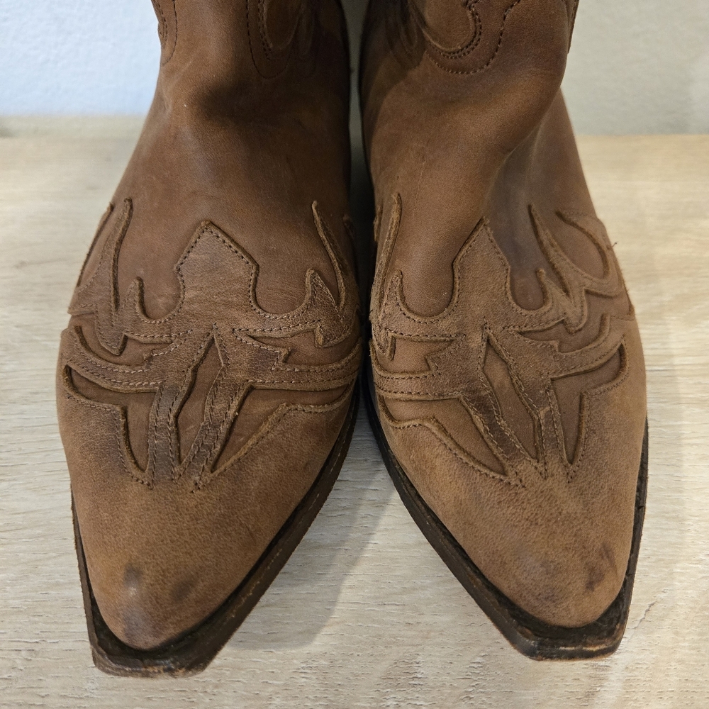Seychelles Boots Brown Leather Size 10 - Picture 3 of 6